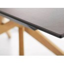 Стол обеденный SIGNAL LORETO Ceramic Ossido Bruno коричневый/дуб 180-230/90